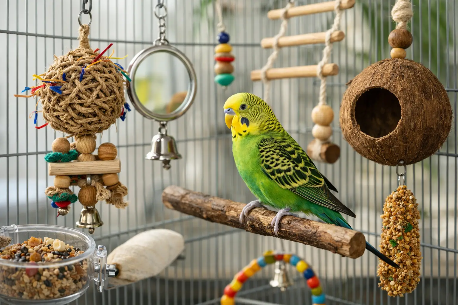 Best Bird Cage Accessories for Parakeets