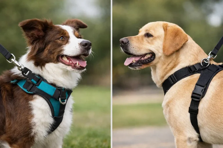Front Clip vs Back Clip Harness