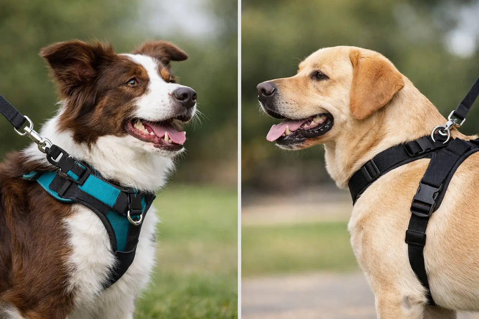 Front Clip vs Back Clip Harness