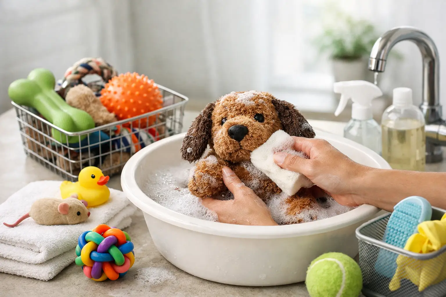 How to Clean Pet Toys the Right Way