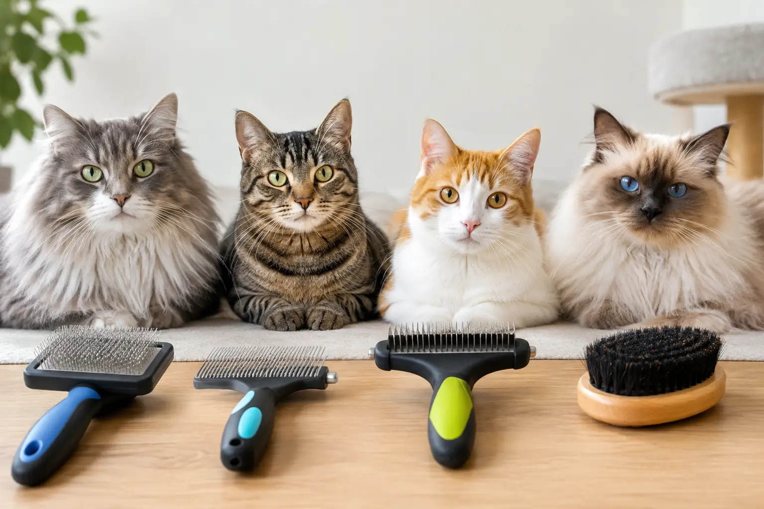 Cat Brush Comparison for Every Coat Type