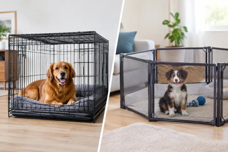 Dog Crate vs Playpen: Which Fits Your Dog?